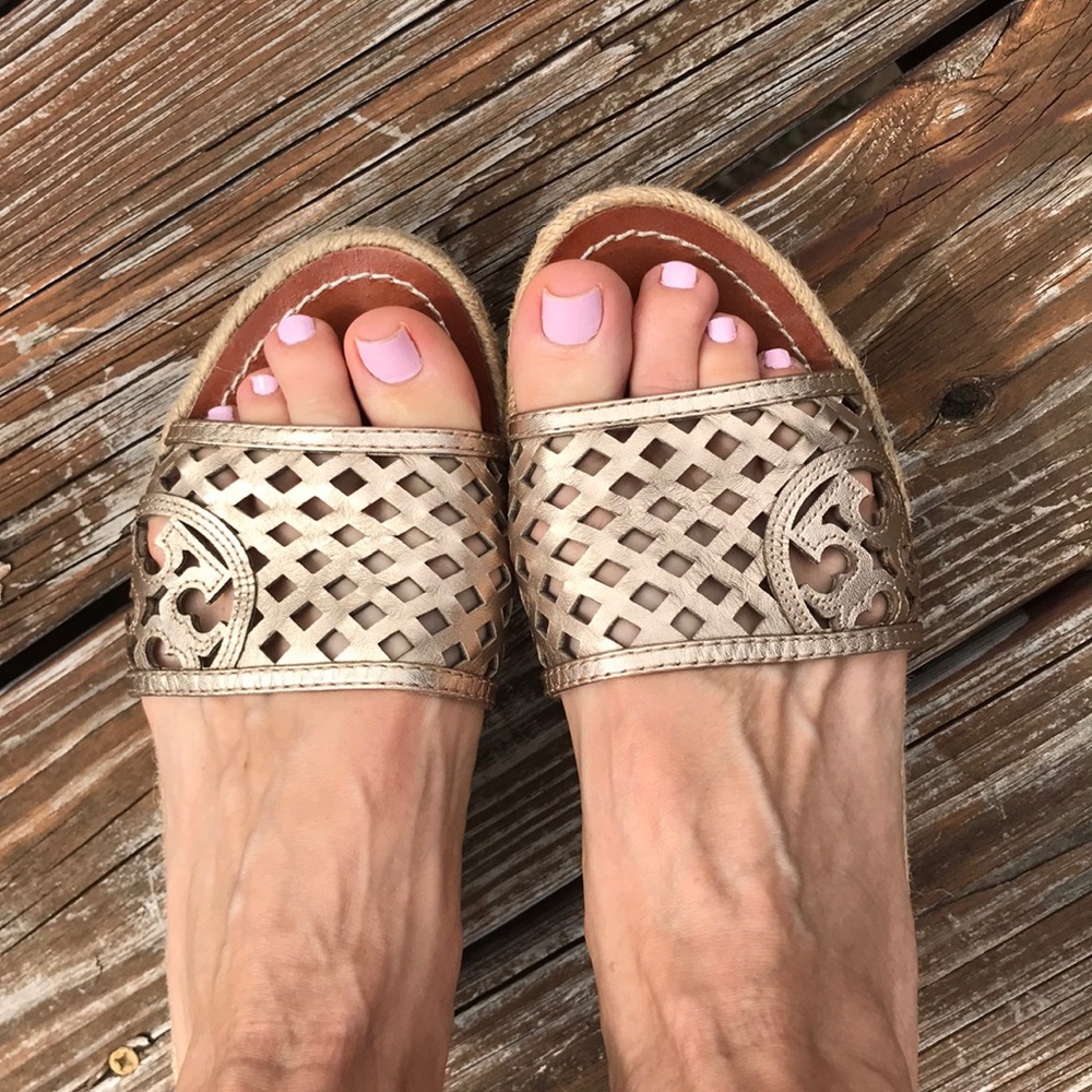 Tory Burch Wedges. Like new!